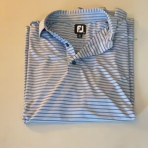 - EUC Mens short sleeve FJ polo shirt logo on sleeve